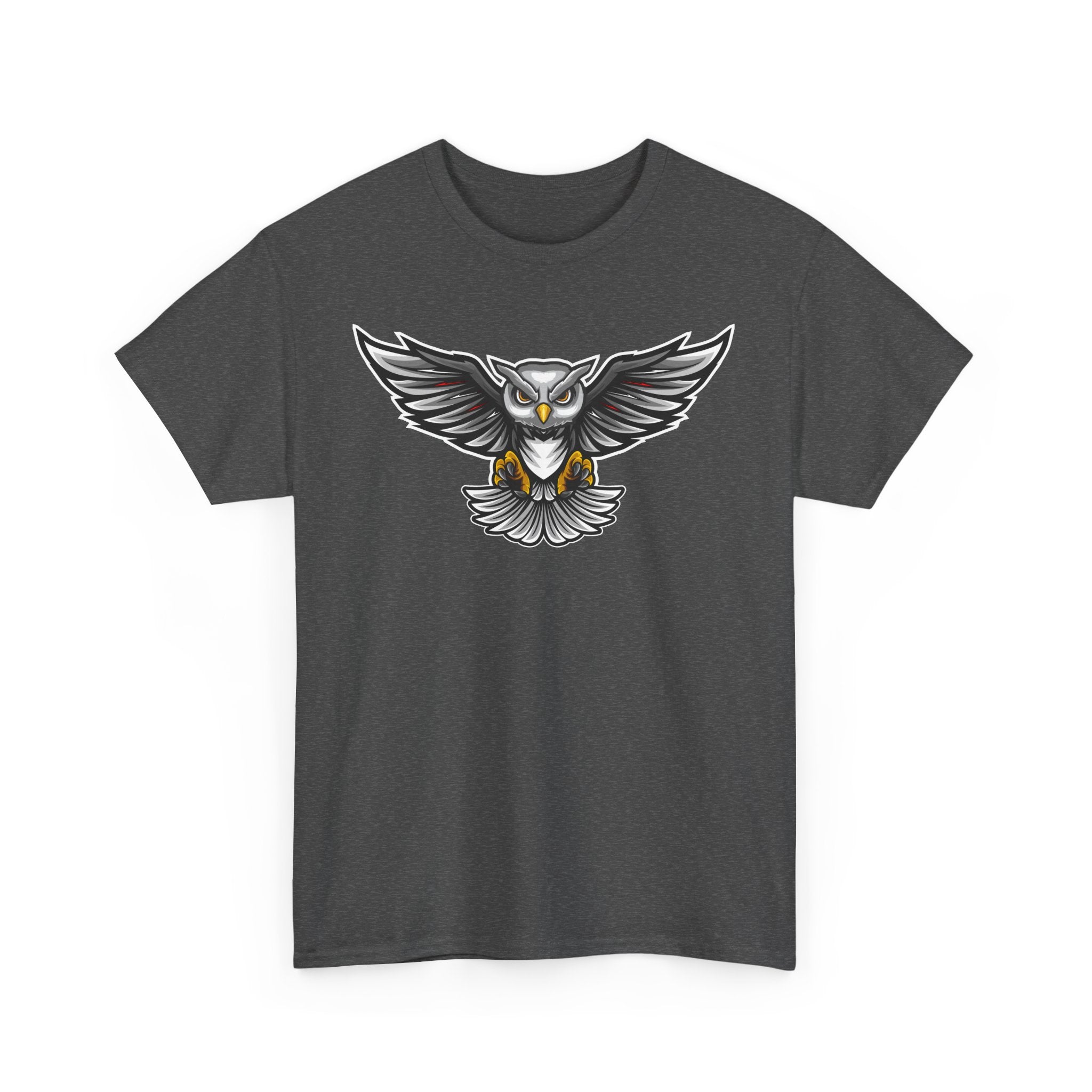Men's Graphic Tee, Cool Owl Design T-Shirt, Edgy Animal Print Shirt, Unisex Cotton Top, Unique Gift for Nature Lovers, Casual Wear