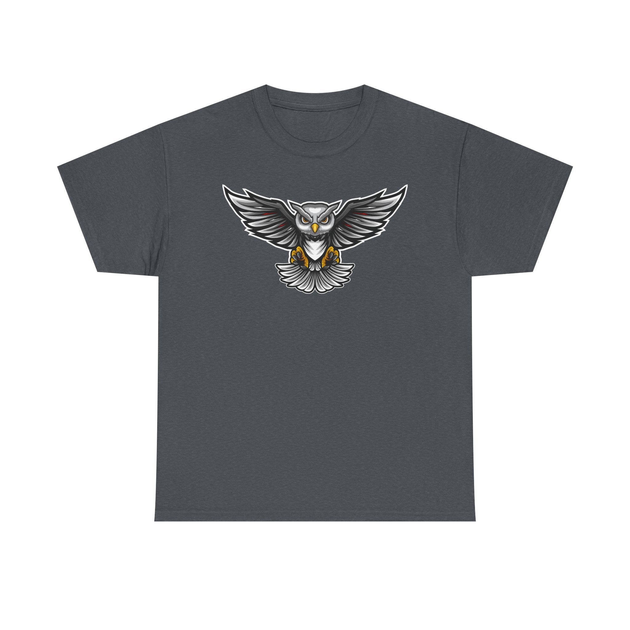 Men's Graphic Tee, Cool Owl Design T-Shirt, Edgy Animal Print Shirt, Unisex Cotton Top, Unique Gift for Nature Lovers, Casual Wear