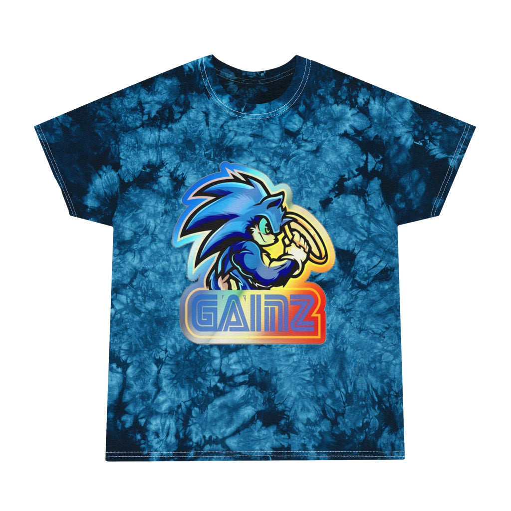 Tie-Dye Graphic Tee, Unisex Casual Top for Everyday Wear, Perfect for Festivals and Gifting, Vintage Style, Summer Essential, Gainz Tee