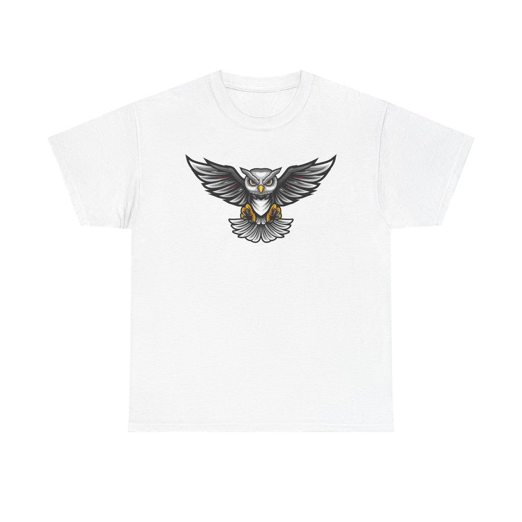 Men's Graphic Tee, Cool Owl Design T-Shirt, Edgy Animal Print Shirt, Unisex Cotton Top, Unique Gift for Nature Lovers, Casual Wear