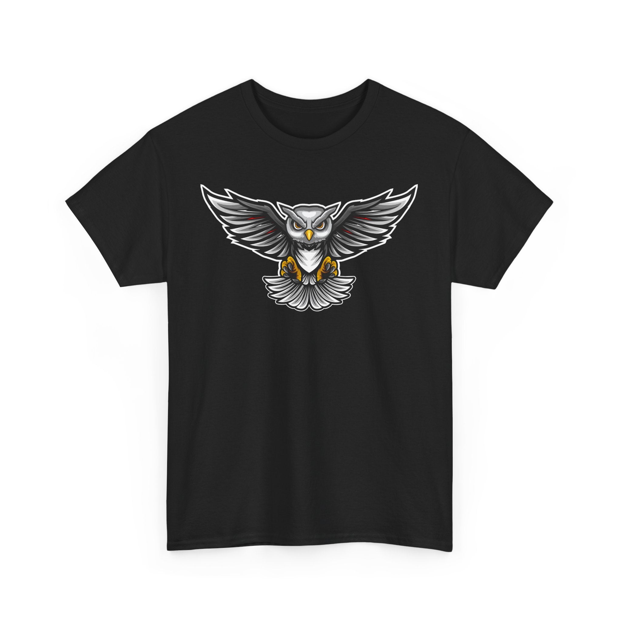 Men's Graphic Tee, Cool Owl Design T-Shirt, Edgy Animal Print Shirt, Unisex Cotton Top, Unique Gift for Nature Lovers, Casual Wear