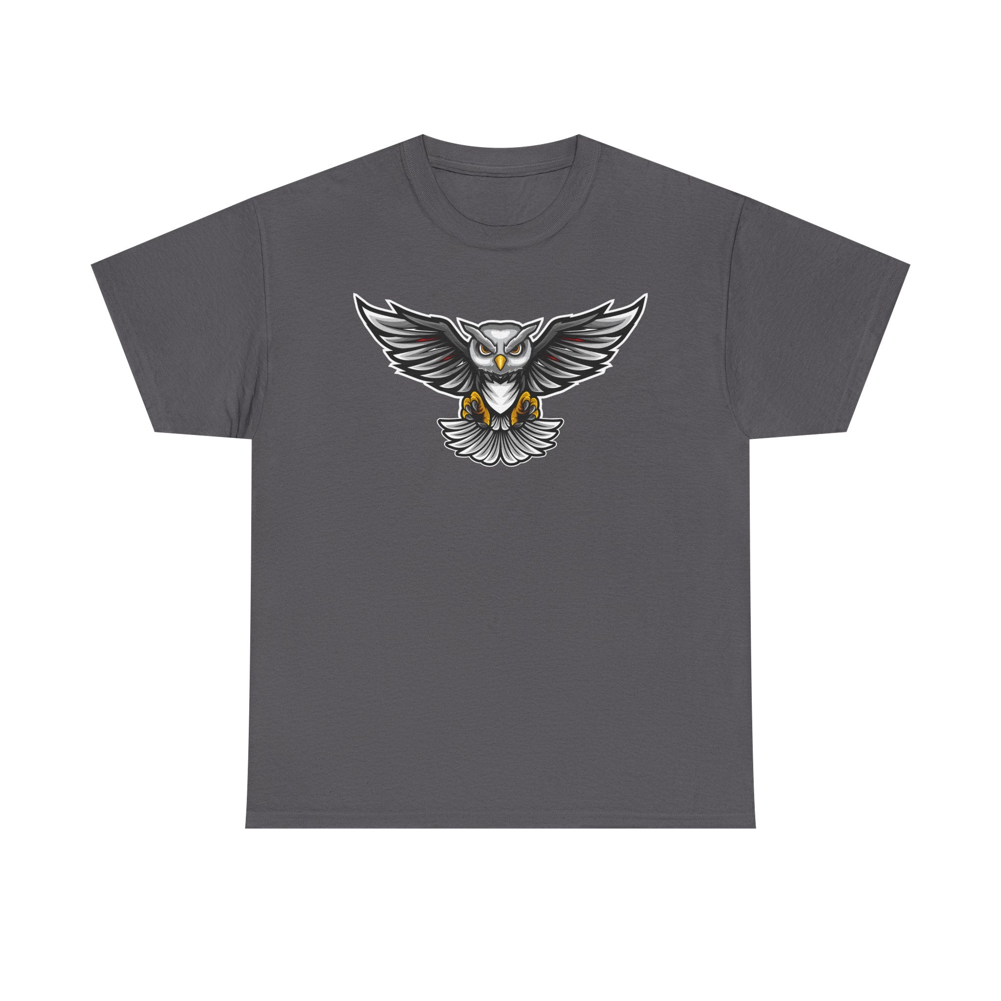 Men's Graphic Tee, Cool Owl Design T-Shirt, Edgy Animal Print Shirt, Unisex Cotton Top, Unique Gift for Nature Lovers, Casual Wear