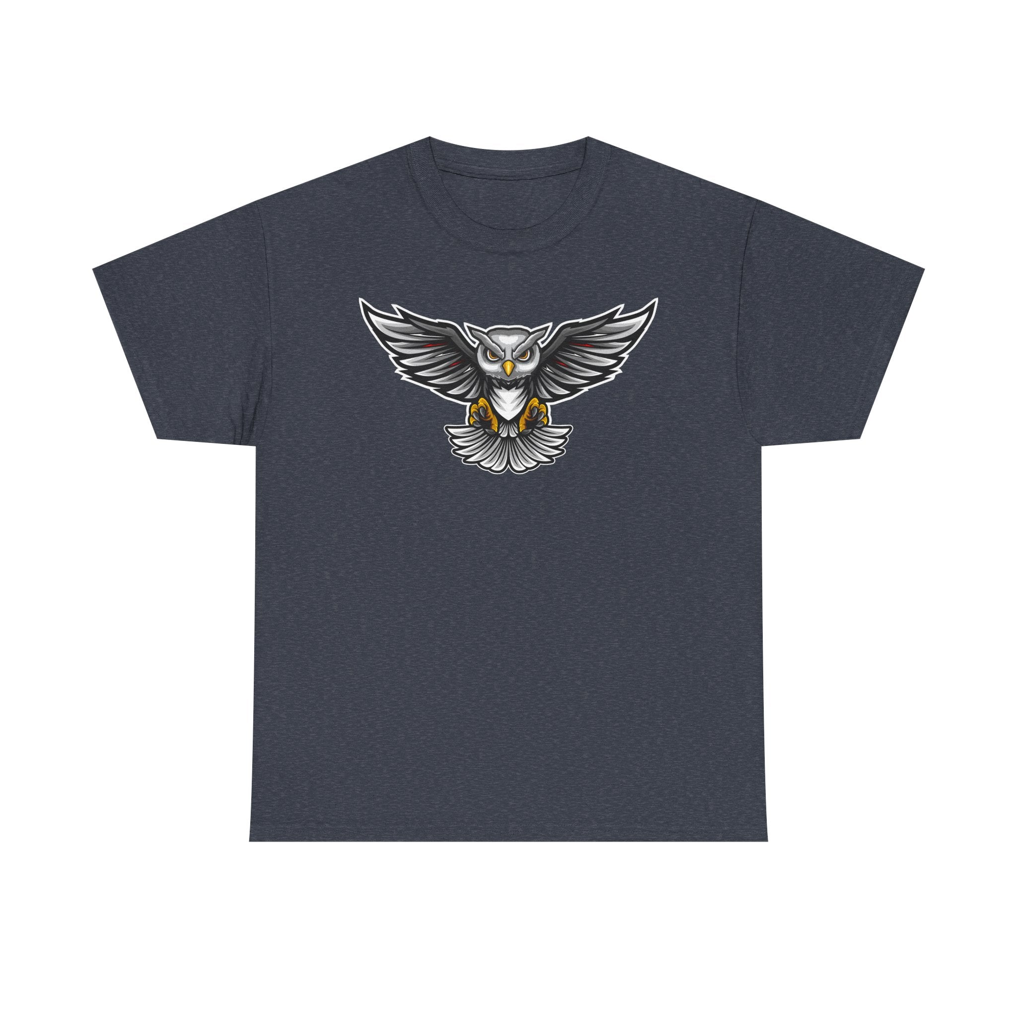 Men's Graphic Tee, Cool Owl Design T-Shirt, Edgy Animal Print Shirt, Unisex Cotton Top, Unique Gift for Nature Lovers, Casual Wear