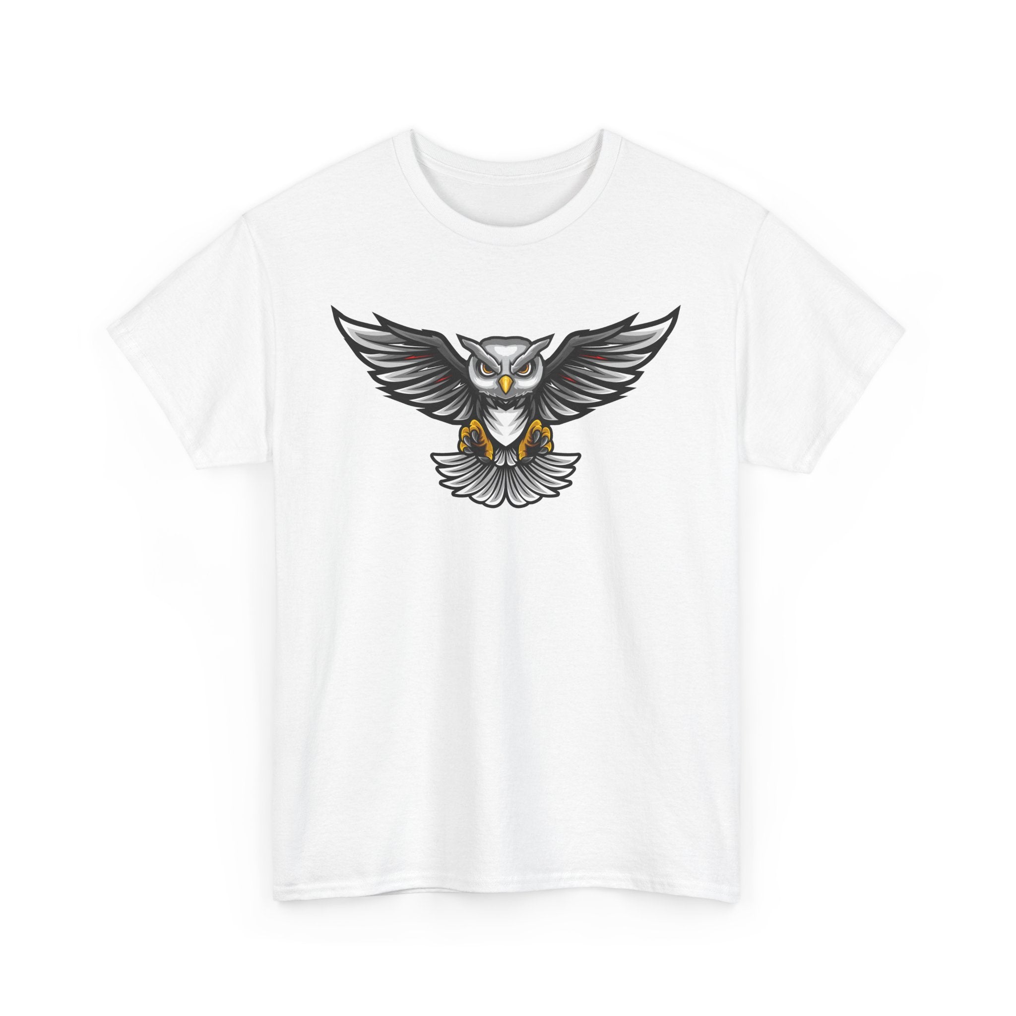 Men's Graphic Tee, Cool Owl Design T-Shirt, Edgy Animal Print Shirt, Unisex Cotton Top, Unique Gift for Nature Lovers, Casual Wear