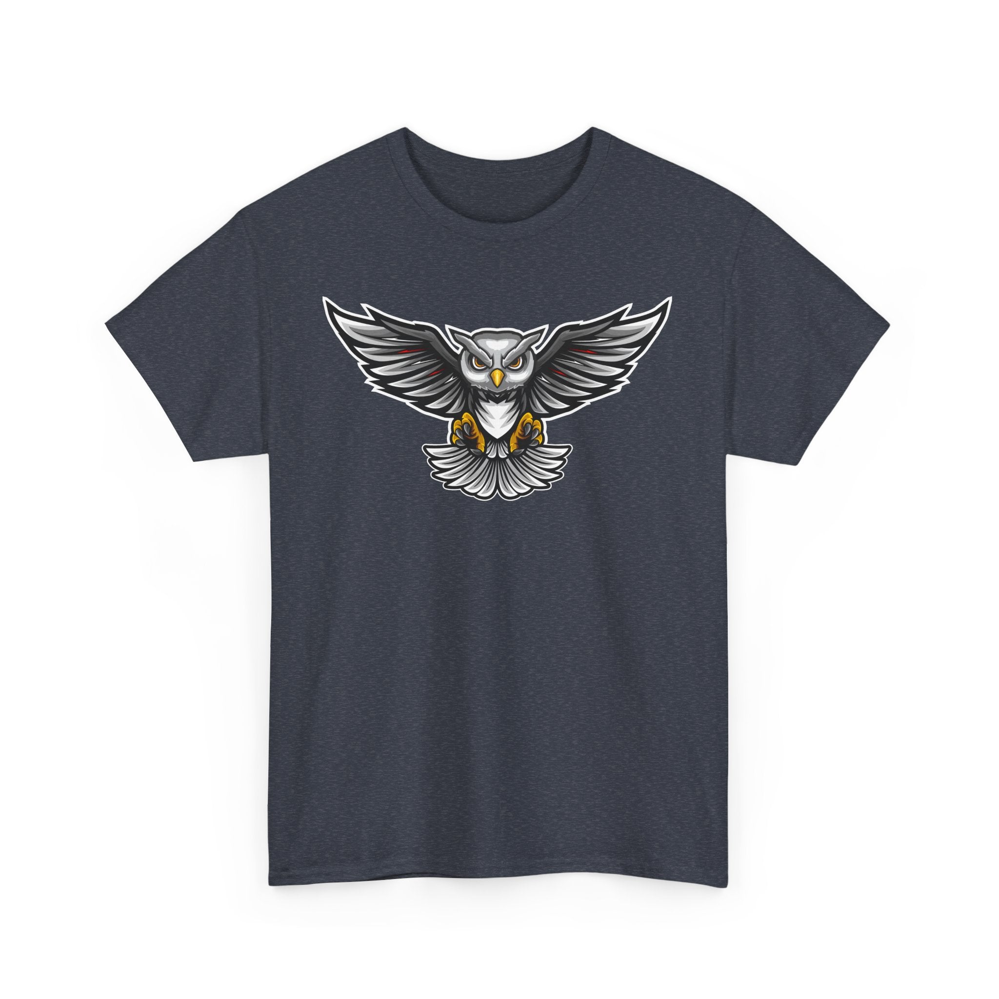 Men's Graphic Tee, Cool Owl Design T-Shirt, Edgy Animal Print Shirt, Unisex Cotton Top, Unique Gift for Nature Lovers, Casual Wear