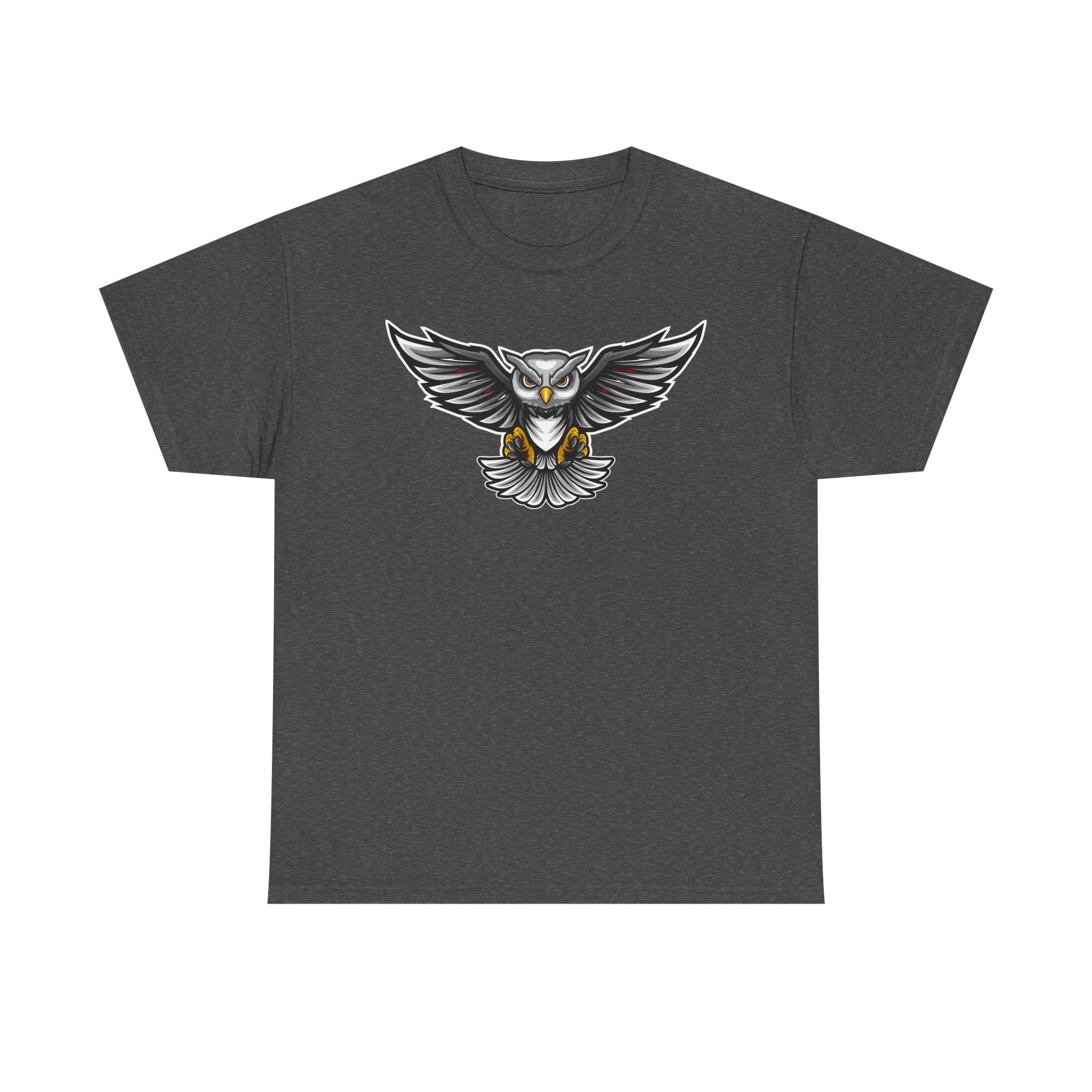 Men's Graphic Tee, Cool Owl Design T-Shirt, Edgy Animal Print Shirt, Unisex Cotton Top, Unique Gift for Nature Lovers, Casual Wear