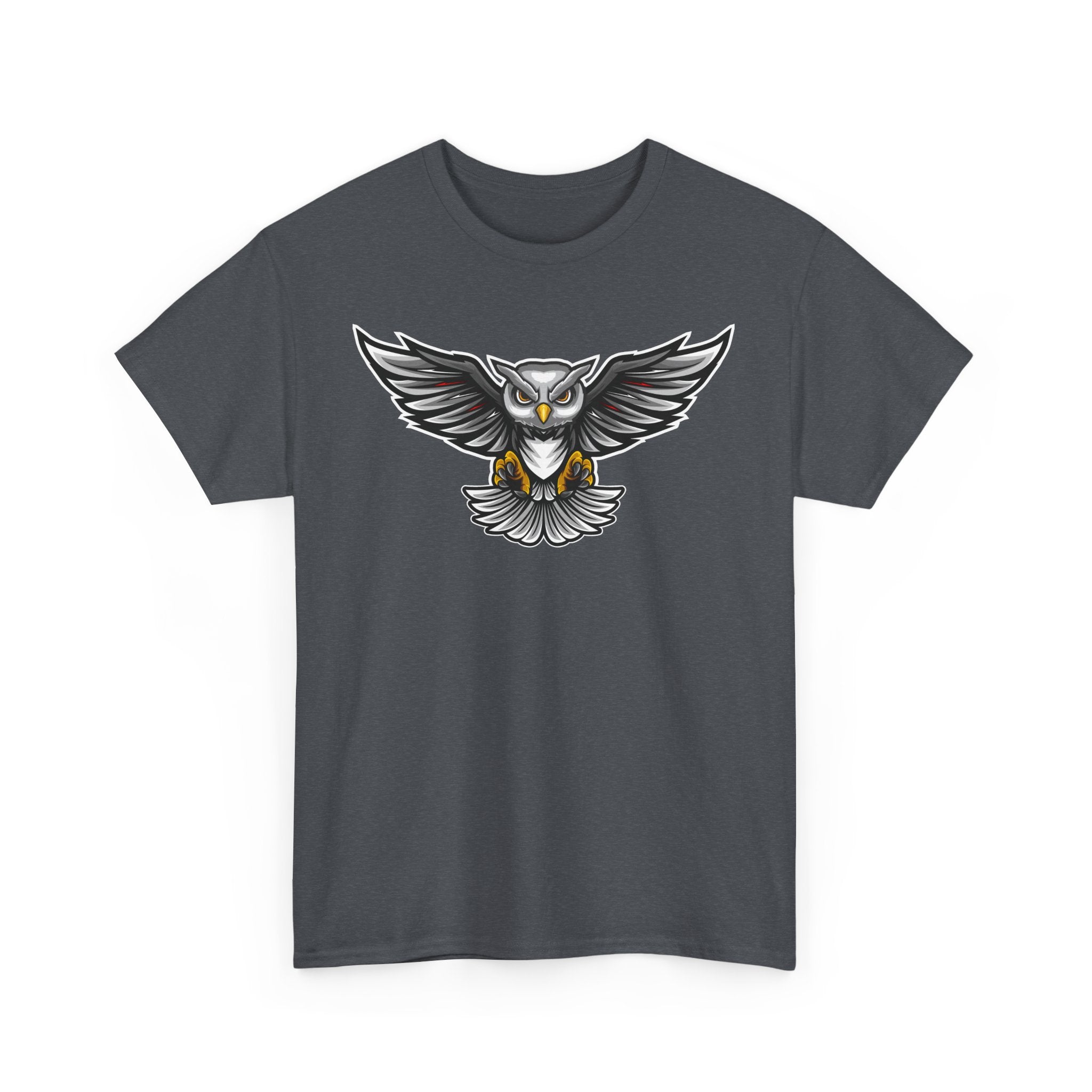 Men's Graphic Tee, Cool Owl Design T-Shirt, Edgy Animal Print Shirt, Unisex Cotton Top, Unique Gift for Nature Lovers, Casual Wear