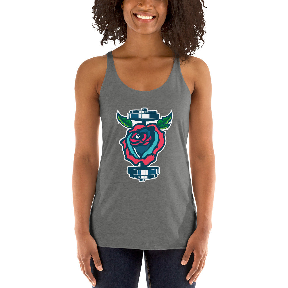 GainZ N Roses Women's Racerback Tank