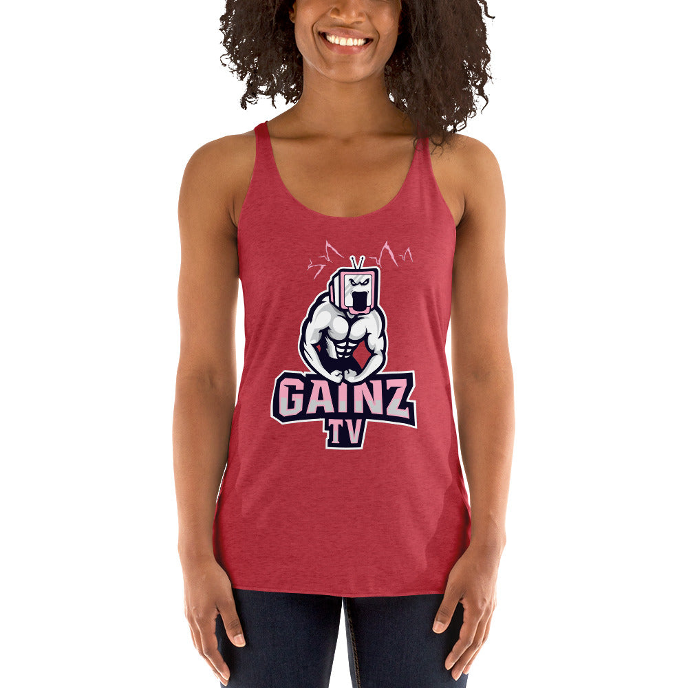 GainZ TV Women's Racerback Tank