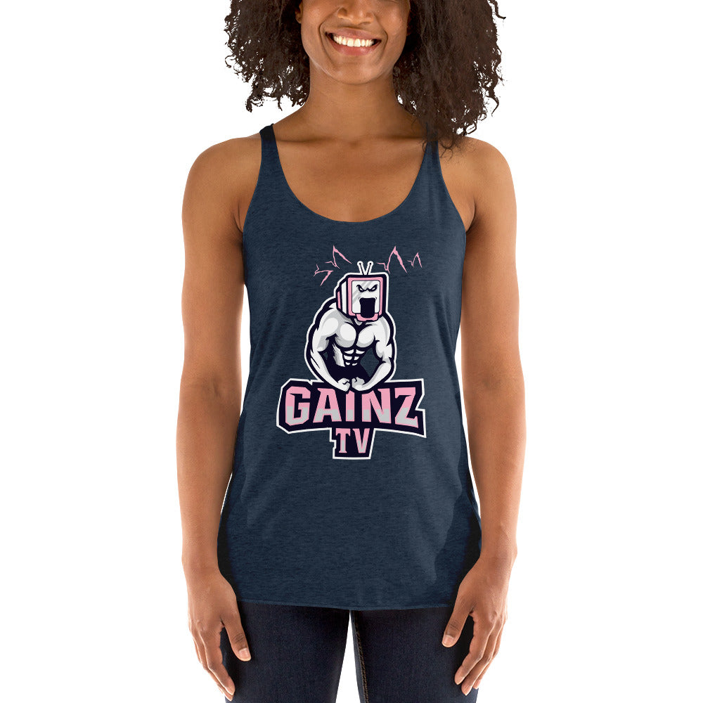 GainZ TV Women's Racerback Tank
