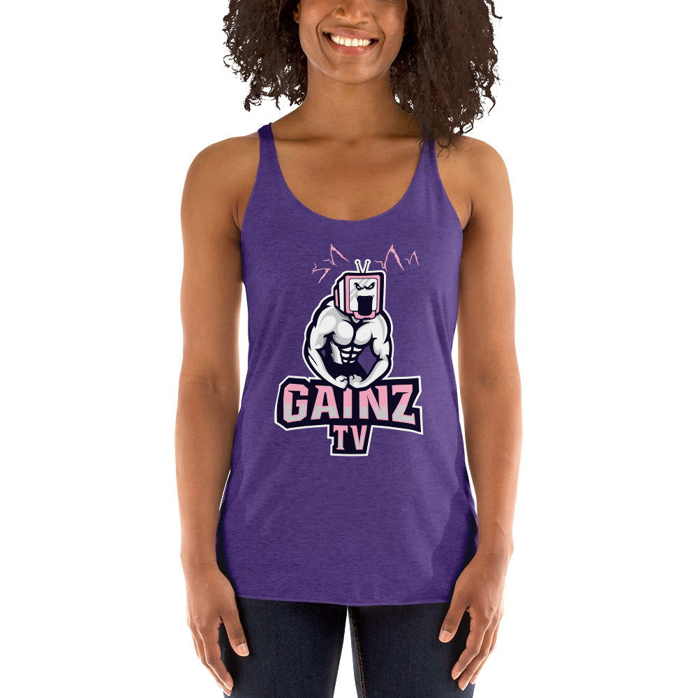 GainZ TV Women's Racerback Tank