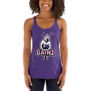 GainZ TV Women's Racerback Tank