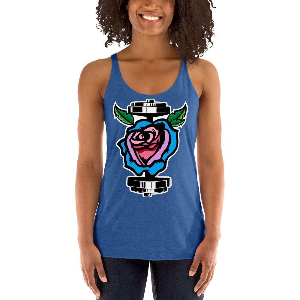 GainZ N Roses Women's Racerback Tank