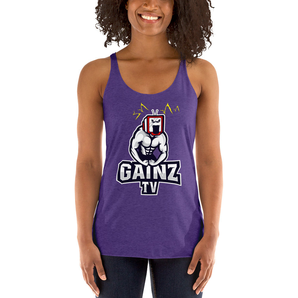 GainZ TV Women's Racerback Tank