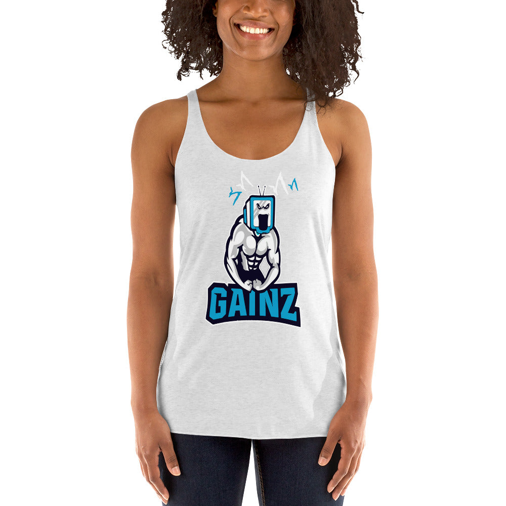 GainZ TV Women's Racerback Tank