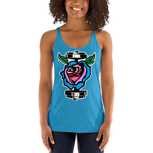 GainZ N Roses Women's Racerback Tank