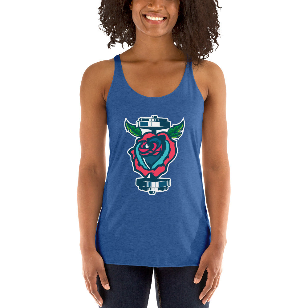 GainZ N Roses Women's Racerback Tank