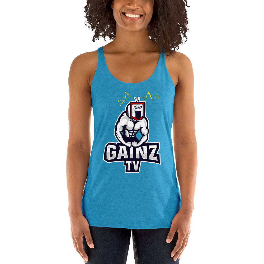 GainZ TV Women's Racerback Tank