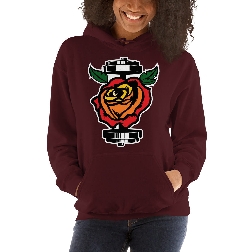GainZ N Roses Gildan 18500 Unisex Heavy Blend Hooded Sweatshirt