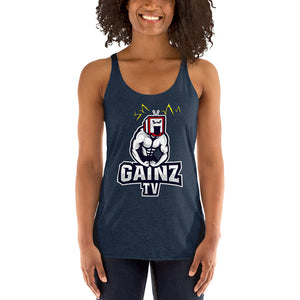 GainZ TV Women's Racerback Tank