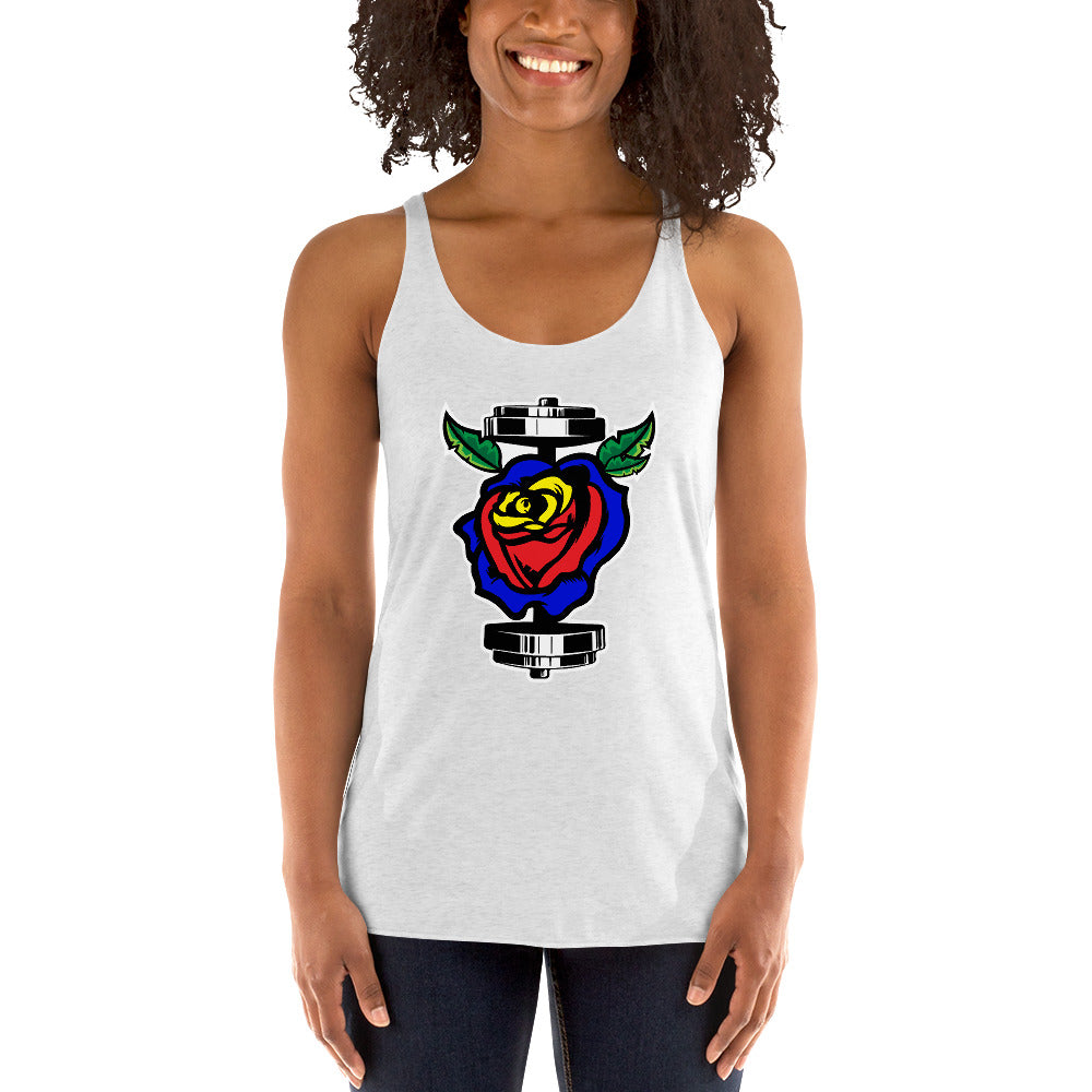 GainZ N Roses Women's Racerback Tank