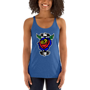 GainZ N Roses Women's Racerback Tank