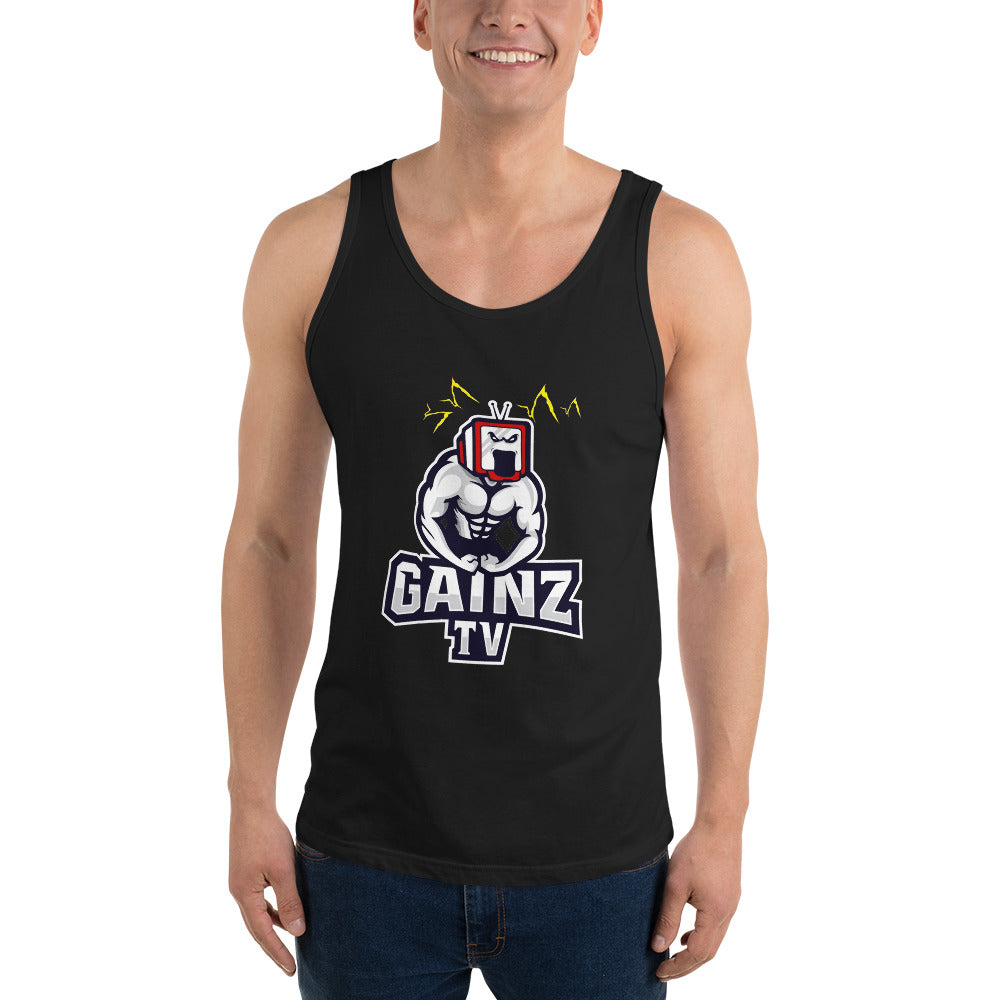 GainZ TV Bella + Canvas 3480 Unisex Jersey Tank with Tear Away Label