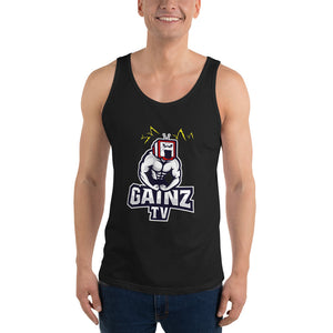 GainZ TV Bella + Canvas 3480 Unisex Jersey Tank with Tear Away Label