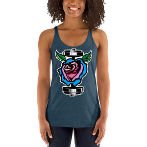 GainZ N Roses Women's Racerback Tank