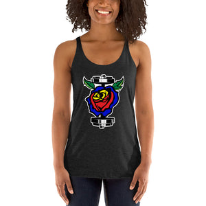 GainZ N Roses Women's Racerback Tank