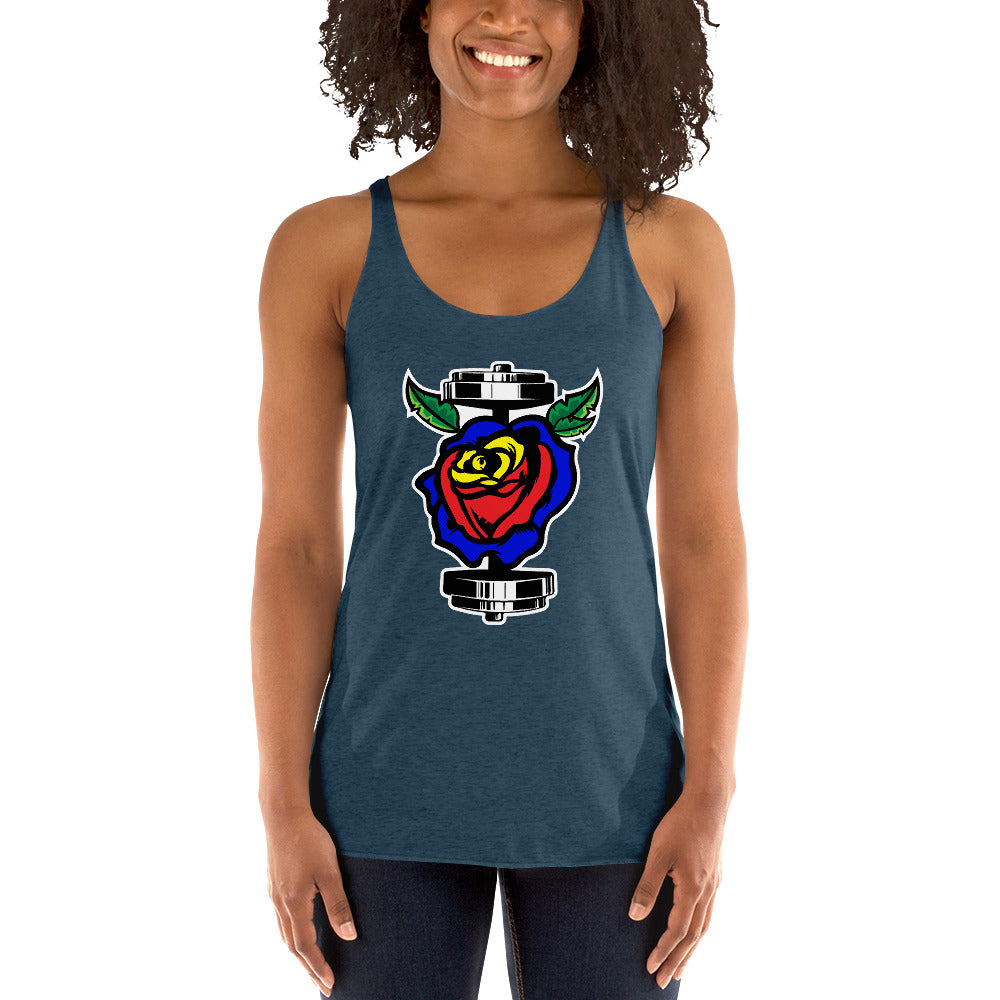GainZ N Roses Women's Racerback Tank