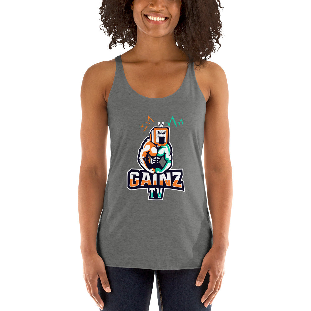 GainZ TV Women's Racerback Tank