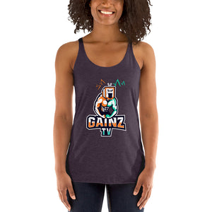 GainZ TV Women's Racerback Tank