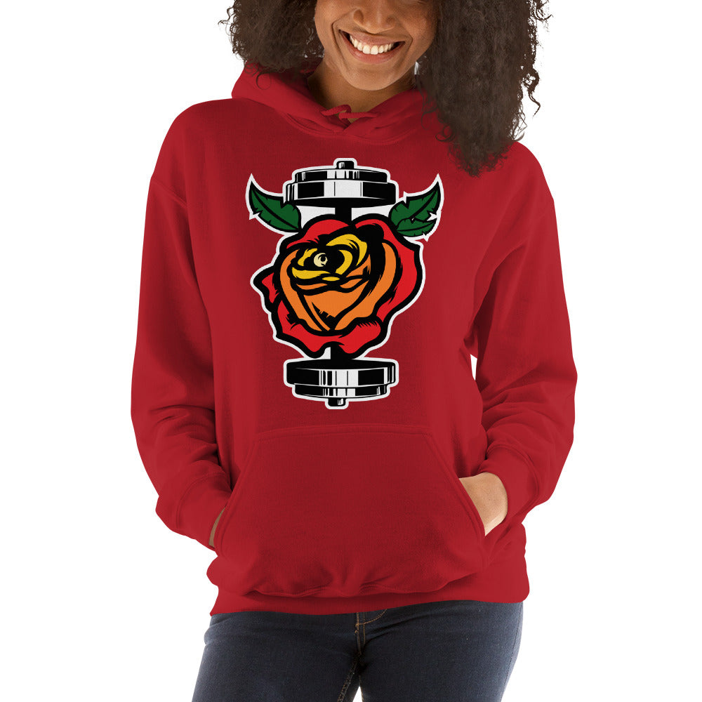 GainZ N Roses Gildan 18500 Unisex Heavy Blend Hooded Sweatshirt