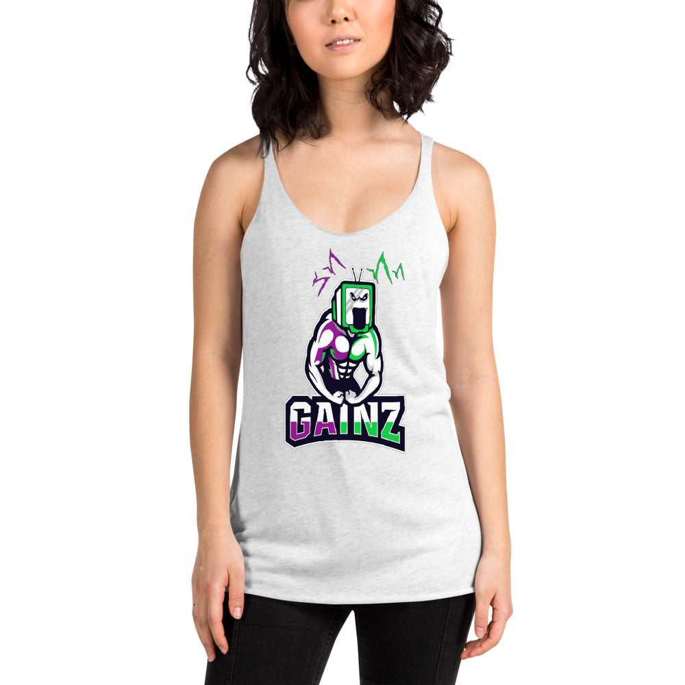 GainZ TV Women's Racerback Tank