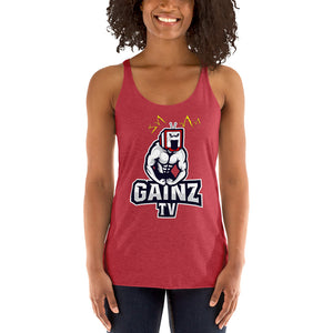 GainZ TV Women's Racerback Tank