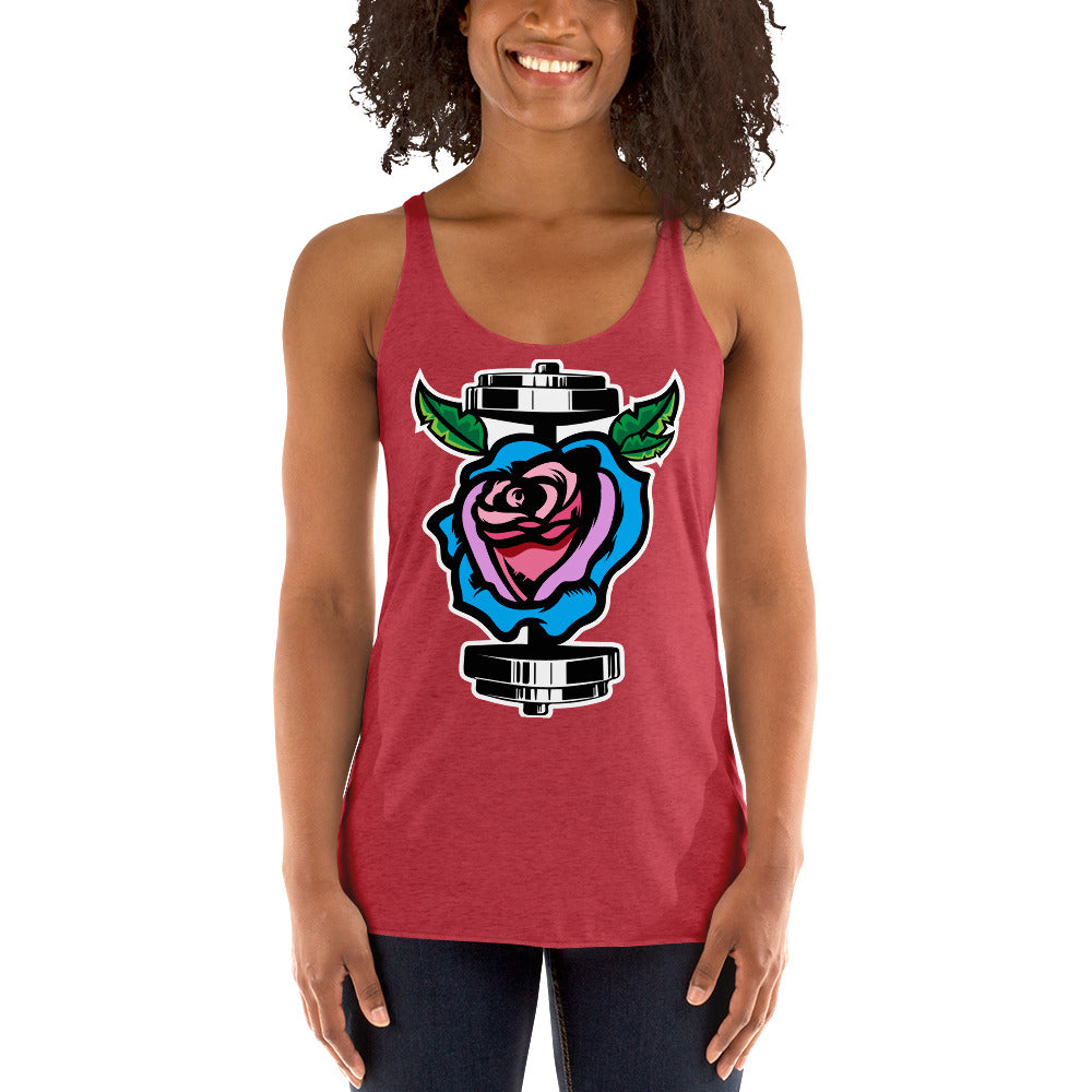 GainZ N Roses Women's Racerback Tank