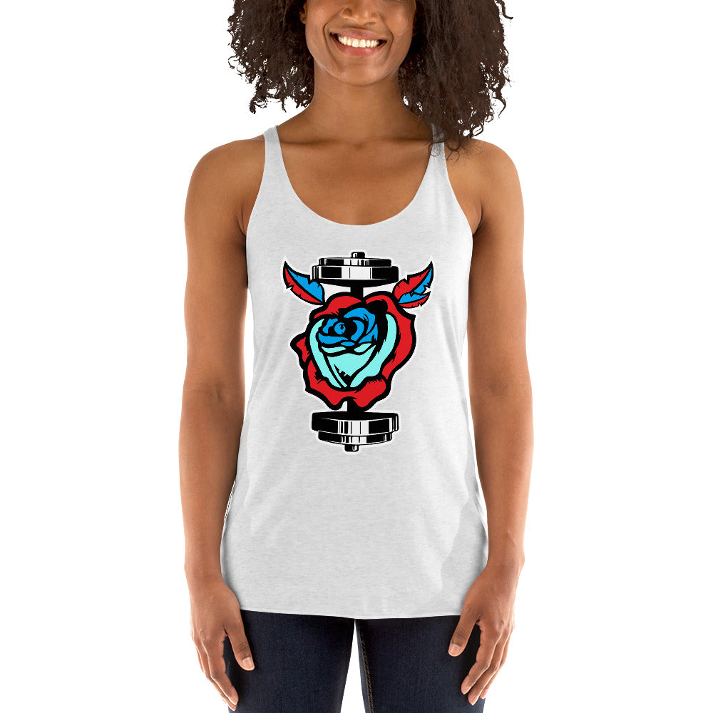 GainZ N Roses Women's Racerback Tank
