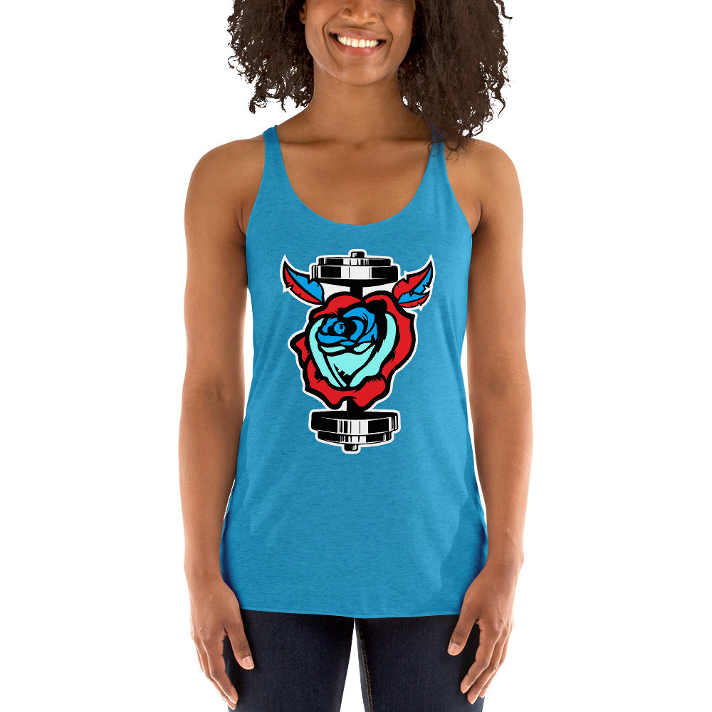 GainZ N Roses Women's Racerback Tank