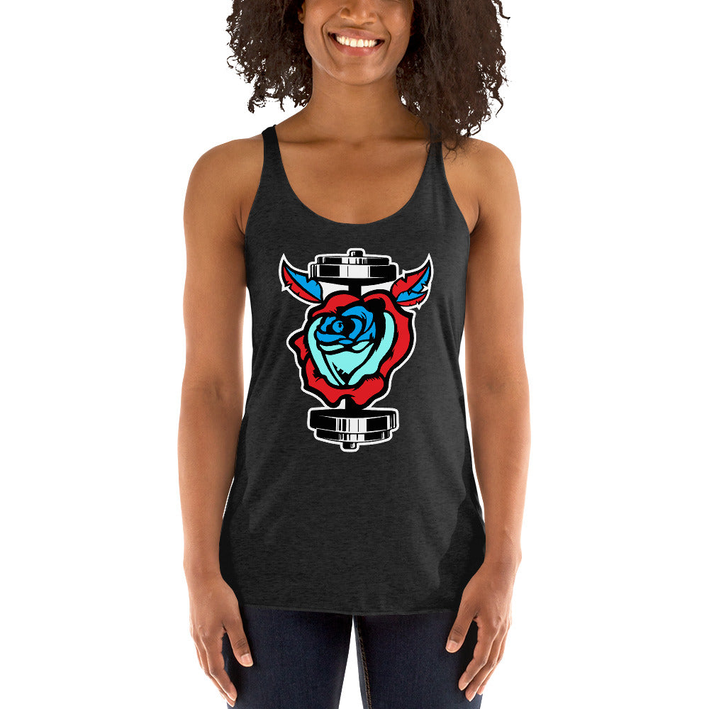 GainZ N Roses Women's Racerback Tank