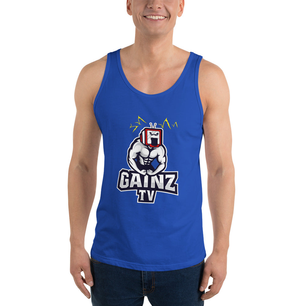 GainZ TV Bella + Canvas 3480 Unisex Jersey Tank with Tear Away Label