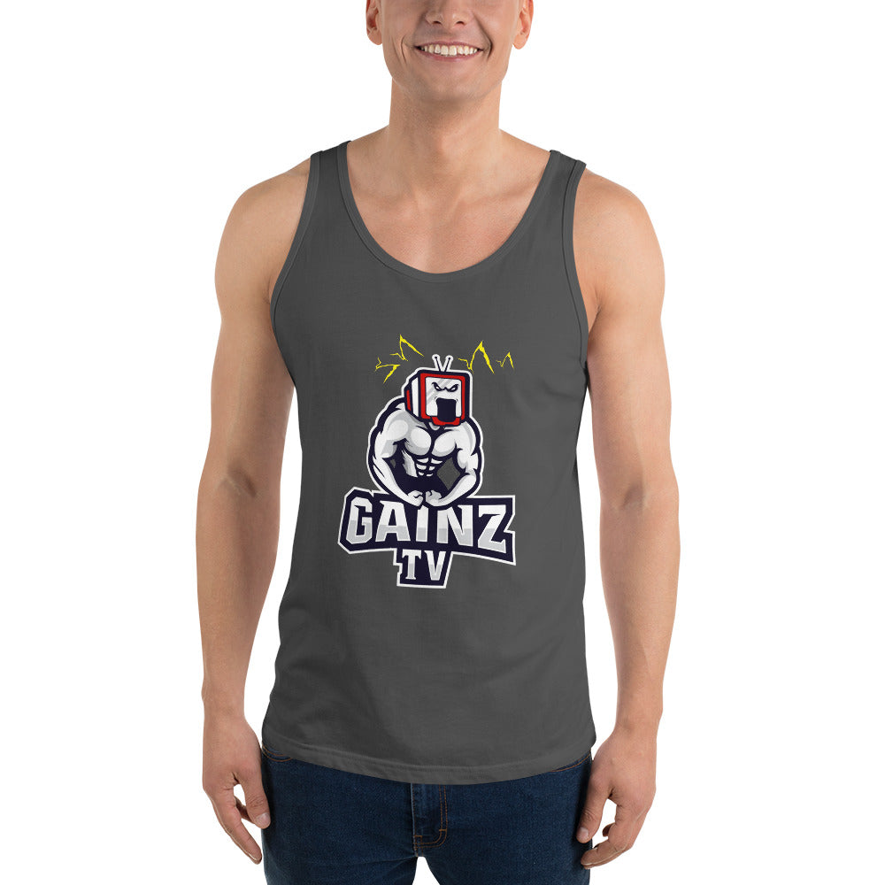 GainZ TV Bella + Canvas 3480 Unisex Jersey Tank with Tear Away Label