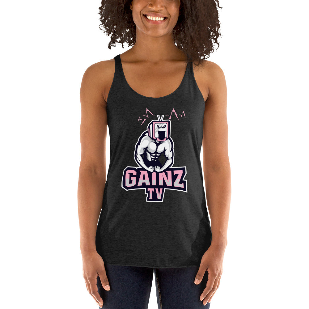 GainZ TV Women's Racerback Tank