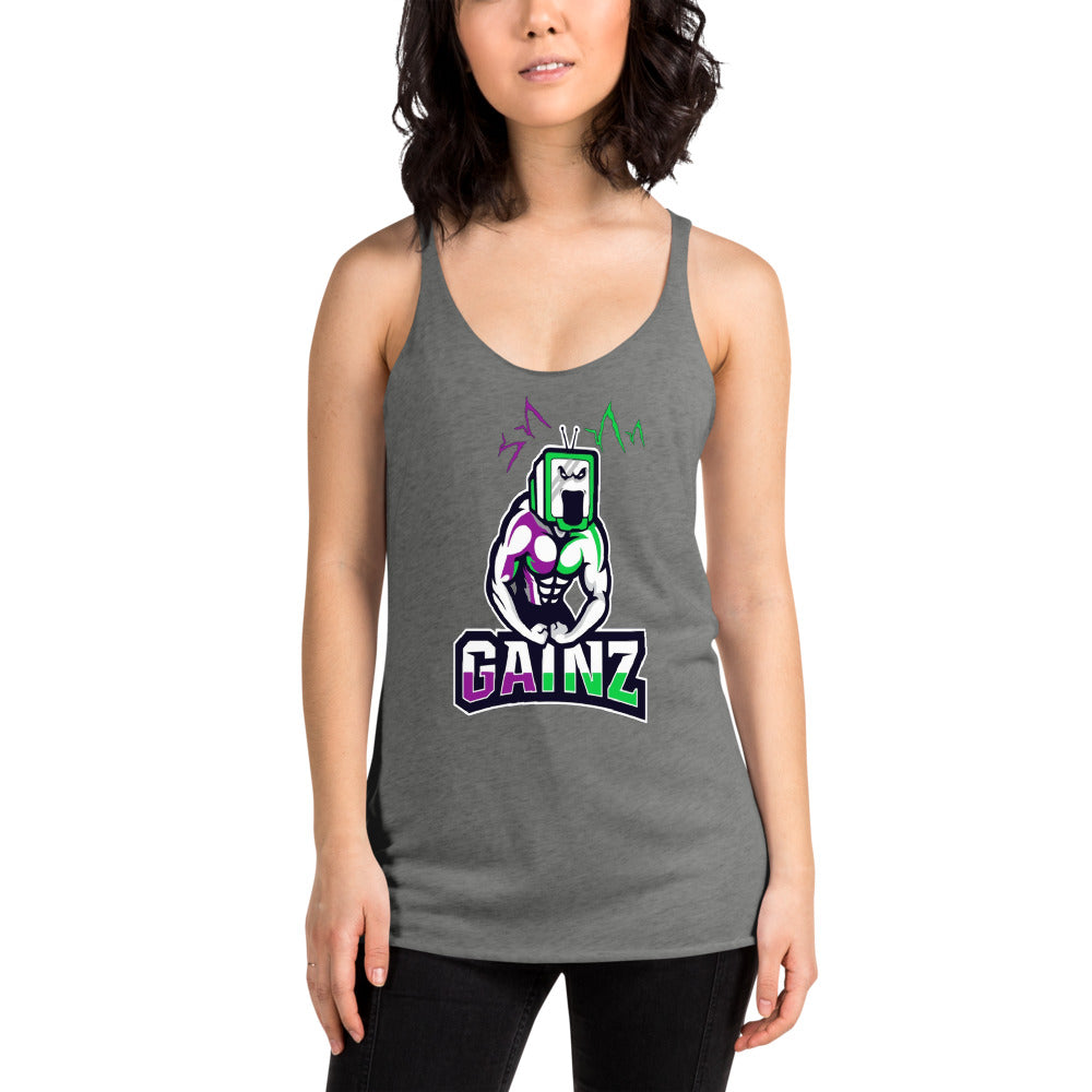 GainZ TV Women's Racerback Tank