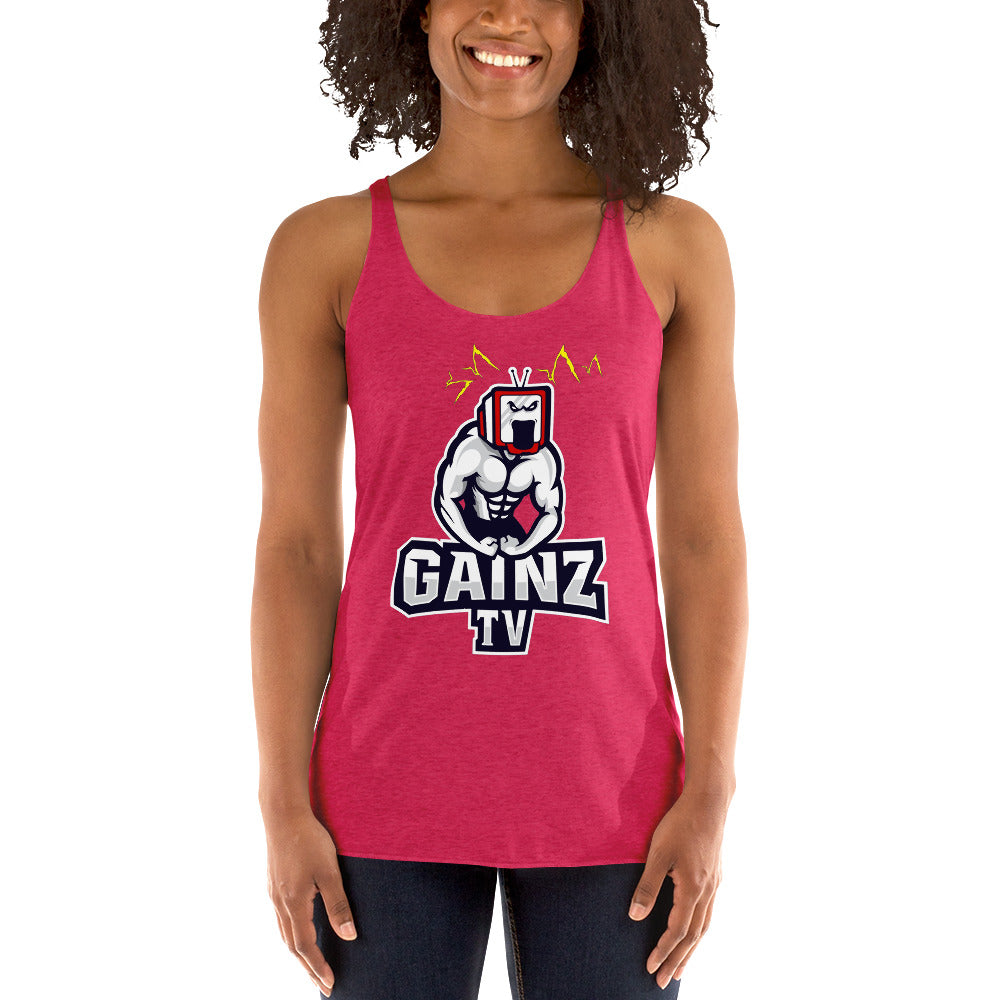 GainZ TV Women's Racerback Tank