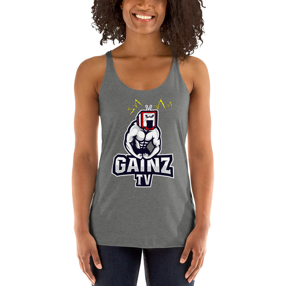 GainZ TV Women's Racerback Tank