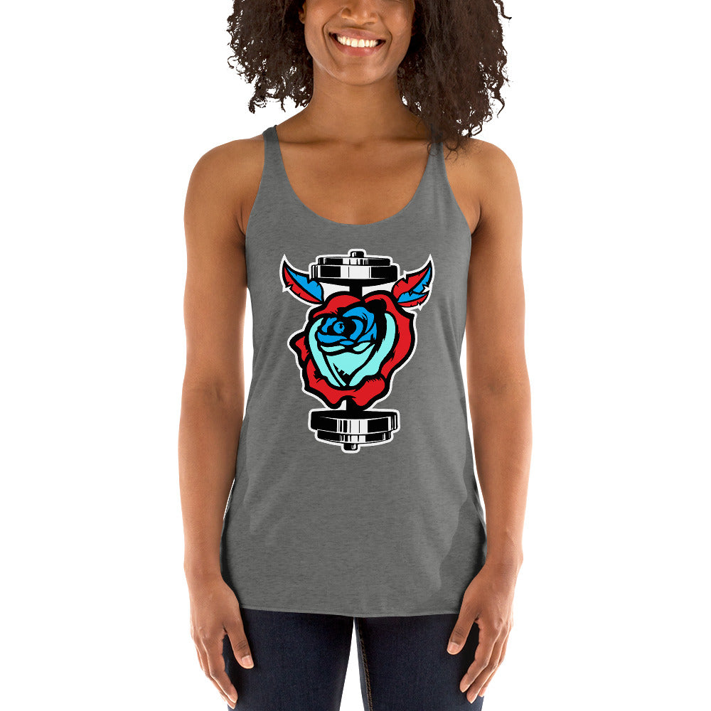 GainZ N Roses Women's Racerback Tank