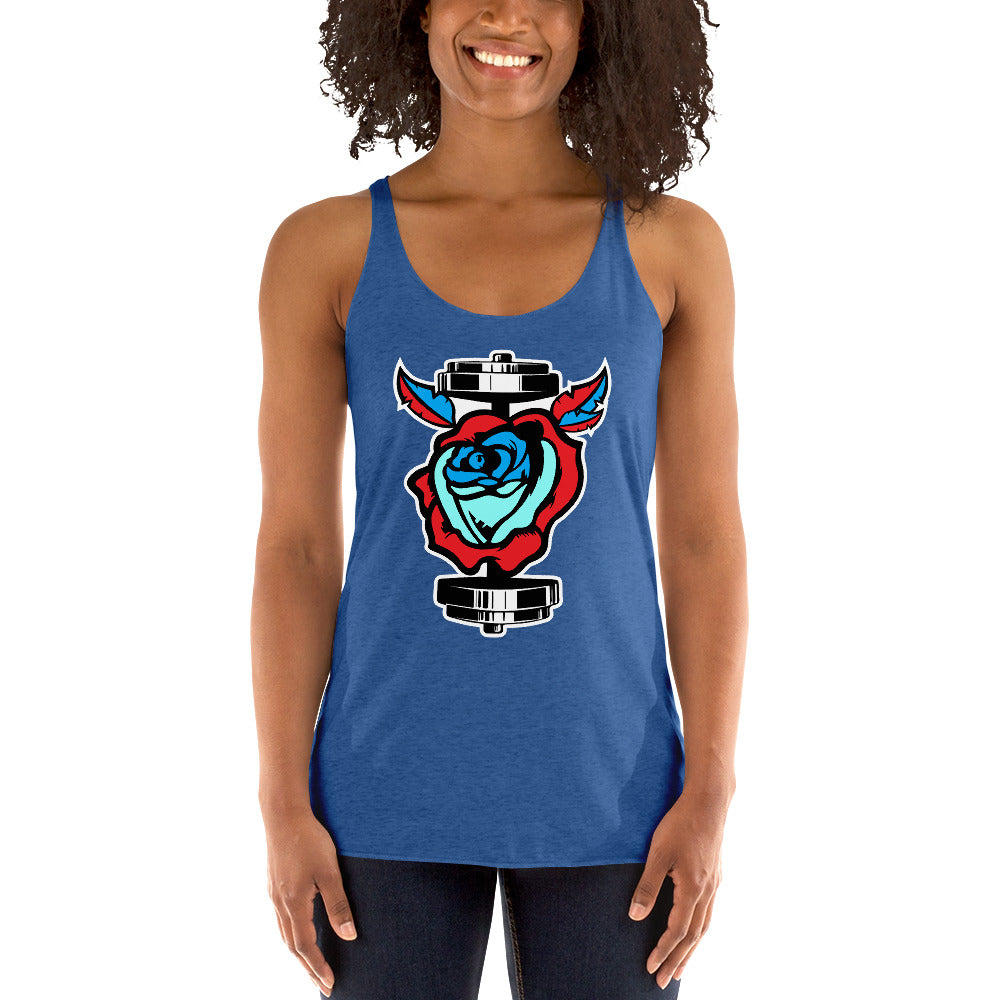 GainZ N Roses Women's Racerback Tank