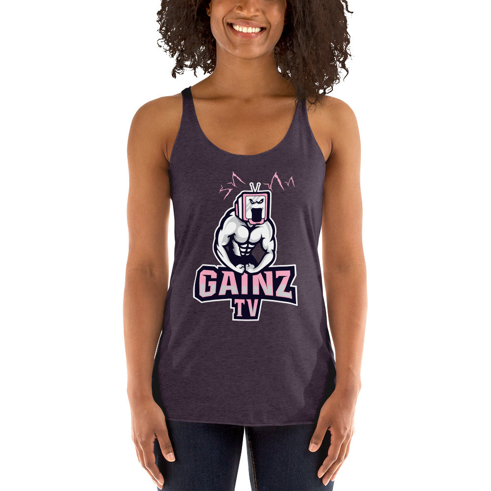 GainZ TV Women's Racerback Tank