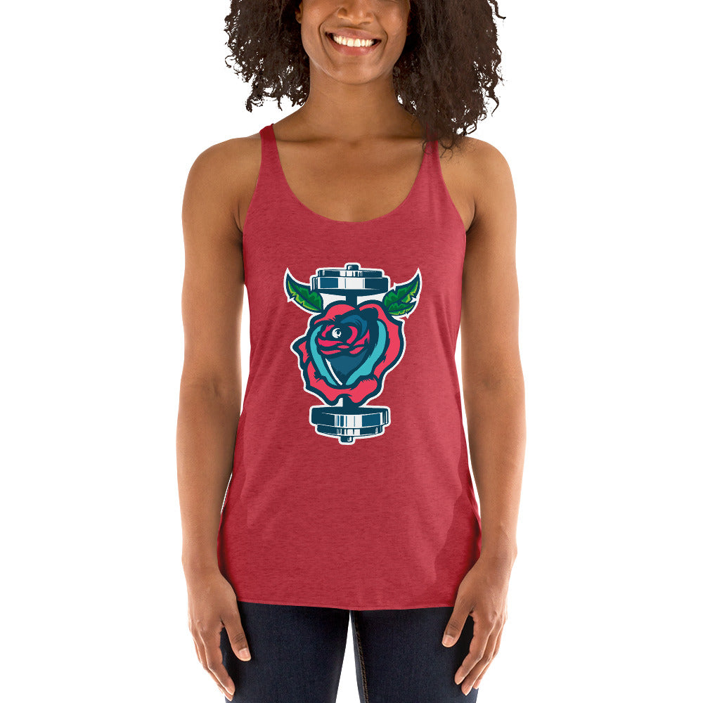 GainZ N Roses Women's Racerback Tank